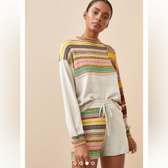 Daily Practice by Anthropologie Contrast Knit Lounge Set - Picture 7 of 9